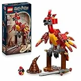 LEGO Harry Potter Fawkes: Dumbledores Phönix-Spielzeug mit Sprechenden Hut, Gryffindor Schwert & Baby Fawkes – Geburtstagsgeschenk für Mädchen und Jungen ab 8 Jahren – 76448