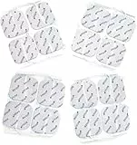 axion® 16 TENS-EMS Elektroden 4x4 cm - 2mm Stecker - Wiederverwendbare Klebe-Elektroden-Pads für Elektrostimulatoren - im Vorratspack - Ideal für nahezu alle Körperbereiche - Zert. Medizinprodukt