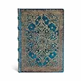 Paperblanks Notizbuch mit Lesebändchen & Innentasche | Azurblau | Midi (170 x 120 mm) | 176 Seiten | Liniert