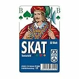 Ravensburger 27010 1 Spielkarten 27010 - Klassisches Skatspiel, Offizielle Turnierkarte des DSkV, 32 Karten in Klarsicht-Box