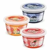 INSPIRE FOOD Bubble Tea Perlen Set - 3er-Pack Popping Boba Fruchtperlen | Erdbeer, Mango, Heidelbeer |Tapioka Perlen 100% vegan und glutenfrei, ohne künstliche Farbstoff, je 450g
