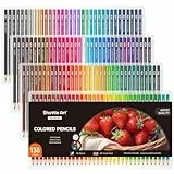 136 Buntstifte, Shuttle Art 136 Farbstifte Set auf Weichwachsbasis, perfekte Wahl für Kinder, Erwachsene und Künstler auf Malbuch zum Ausmalen, Färben, Malen, Skizzieren und Basteln