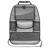 reer Autorücksitz-Organizer TravelKid Entertain, mit Tablet-Fach, schmutzabweisend, viele Taschen, für alle Autositze, auch Sportsitze, grau, 1 Stück (1er Pack)