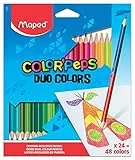 Maped, Color‘Peps, Bunte Farbstifte 829602ZV, DUO x24
