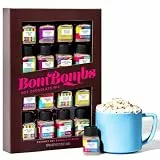 Thoughtfully BomBombs – Heiße Schokolade Geschenkset & Hot Chocolate Set – Kakao mit Dessert-Geschmacksrichtungen – Geschenkset für Weihnachten – Gourmet Kakao Probierset mit 16 Mini-Flaschen