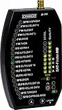 Schwaiger GmbH SF9002011 Digitaler Sat-Finder HD zur Ausrichtung wie vom Profi - 18 Satelliten vorprogrammiert - Schwarz