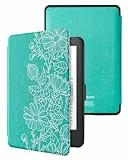 WALNEW Hülle für 6-Zoll Kindle Paperwhite 5./6. Generation 2012-2017 (Modell Nr.DP75SDI oder EY21), Leichteste und Dünnste Schutzhülle Tasche für Kindle Paperwhite mit Auto Schlaf/Wach