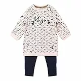 Dirkje - Girls - Babysuit - Cotton - 2-piece - Dress with Legging - Long Sleeves - Winter/Autumn - Light pink - Size 74