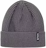 Hurley Herren M Max Cuff 2.0 Beanie Baseballkappe, dunkelgrau, Einheitsgröße