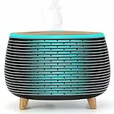 Diffuserlove Aroma Diffuser ätherisches Öl Diffusor 400ML Aromatherapie Air Diffuser Luftdiffusor Essential Oil Diffuser mit 7 Farblichtern Raum Diffuser Defuser Luft Duftöldiffusoren
