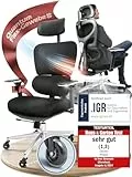 CLOUVOU ProSeat Bürostuhl Ergonomisch [TESTSIEGER] Schreibtischstuhl 100% individuell einstellbar | Büro Stuhl & Gaming Stuhl | Computerstuhl Home Office Chair Ergonomic | Drehstuhl 150 kg
