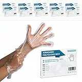 1000x ARNOMED® PE, Einmalhandschuhe Einweg, Plastik Einweghandschuhe für Damen & Herren, Plastikhandschuhe zum Haare färben, Dieselhandschuhe, Bäckerhandschuhe, Lebensmittelhandschuhe