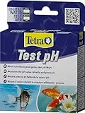 Tetra Test pH - Wassertest für Süßwasser-Aquarien und Gartenteiche, misst zuverlässig und genau den pH-Wert