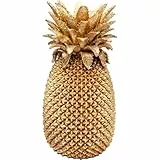 Kare Design Deko Vase Pineapple, Gold, Blumenvase, Ananas Motiv, XL, Accessoire, Tischvase, Wohnzimmer Dekoration, 50x25x25 cm (H/B/T)
