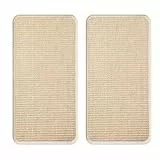 2 Stück Kratzmatte Katze,Kratzbretter Katze Sisal,50x25cm,Katzen Kratzbrett,widerstandsfähig,Geeignet für Sofamöbeltüren,um Katzenkratzern vorzubeugen und Teppiche und Wände zu schützen(Holzfarbe)