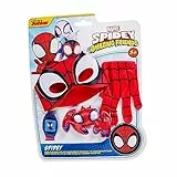 Rubie's - Marvel offizielles Kinder-Kostüm Spidey & Seine Freunde – 4 Zubehörteile Spider Man mit Uhr, Maske, Handschuhe und Mini-Spinne – Einheitsgröße – für Karneval, Halloween, Geburtstag