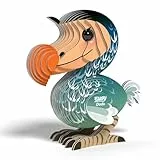 Eugy Dodo 3D-Puzzle, 30-teilig, umweltfreundlich, pädagogisches Lernpuzzle für Kinder ab 6 Jahren