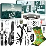iZoeL Adventskalender Werkzeuge Teenager Junge Männer 2025 Handwerkzeuge Weihnachtskalender 24 Stück nützliche outdoor Gadgetskalender werkzeugekalender Überraschungsgeschenk für ihn