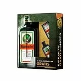 Jägermeister® Kräuterlikör 0,7 Liter Geschenkset mit 2 Miniaturen a 4cl.