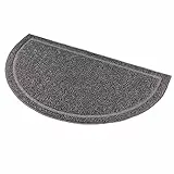 TRIXIE Vorleger für Katzentoiletten 59 x 35 cm anthrazit - rutschfeste Katzenstreumatte aus PVC für saubere Pfoten - 40386