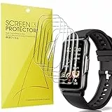 Blueshaweu Schutzfolie Kompatibel für Kesasohe/Findtime/ECOSOON H80 Smartwatch 1,47 Zoll, HD klar Flexible TPU Displayschutzfolie [6 Stück] für H80 Smartwatch 1,47 Zoll (HD)