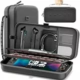 OIVO Switch 2 Tasche kompatibel mit Nintendo 2 2025, große Switch 2 Hülle für 28 Spielkarten, Switch 2 Reisetasche für Nintendo Switch Zubehörsets, Switch 2 Case Schwarz