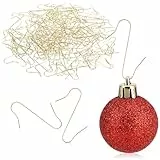 COM-FOUR® 150x Haken für Weihnachtsbaumschmuck - Schnellaufhänger Doppelhaken für Weihnachtsbaum-Deko - Christbaumkugel-Aufhänger, Baumhaken als Deko-Anhänger