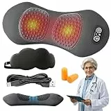 Vertacura Rückenmassagegerät,3 zonen ergo flow tiefenmassagegerät,Triple Fusion Back Massager with Traction Lifting,Vibration Massage and Hot Compress for Waist (B, USB)