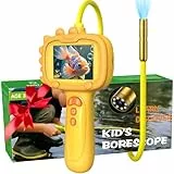 Daxiongmao Kinder-Endoskop mit Licht – pädagogisches Wissenschafts-Erkundungsspielzeug-Set, Naturaktivitäten Endoskopkamera Mit Licht, Endoskopkamera, Gadgets für Männer (Orange)