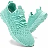 QIJGS Damen Sneaker Turnschuhe Sportschuhe Laufschuhe Gym Schuhe Tennisschuhe Freizeitschuhe Outdoor Sport Bequeme Straßenlaufschuhe Grün 42