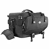 Mantona New York Kameratasche mit Innenaufteeilung, Kamera Tasche für Objektive, Systemkameras, Spiegelreflex, Aufbewahrung für Kamera Zubehör, Fototasche mit Regenschutz und Tragegurt