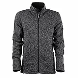 FORSBERG Jacke Strickfleece Strickjacke Outdoorjacke Freizeitjacke für Freizeit und Arbeit, Farbe:anthrazit, Größe:XXL