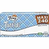 Foxy Tuttidì| Servietten mit hoher Grammatur | 240 Stück 31,5 x 30 cm | naturweiß | Papier 100% PEFC™ zertifiziert | Verpackung 100% recyclebar