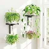 iDavosic.ly Wandbehang Pflanzenständer 2er Set, Blumenständer für Draußen Plant Stand Indoor Outdoor, Pflanzenregal Hoch Blumenregal Mehrstöckig für Balkon Wohnzimmer Terrasse