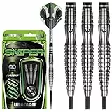 WINMAU Sniper 22g Profi Wolfram Steeltip Dartpfeile Set mit Flights und Schäfte