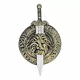 Boland - Set Schwert und Schild, Ritter, Prinz, Krieger, Kostüm Zubehör für Karneval und Mottoparty