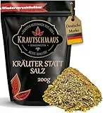 200g Kräuter Statt Salz Gewürzmischung von Krautschmaus, zum Würzen, Kochen, Schmoren, schonend getrocknet, ohne Zusatzstoffe