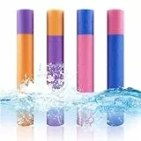 WUSJCOF 4er-Pack Schaumstoff Wasserpistole, Wasserspritze, Wasserspritzpistole, Wasserschaumstoff, für Kinder ab 14 Jahren, Unisex, Sommer-Spiel im Freien mit Wasser (33 cm)