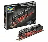 Revell Modellbausatz Schnellzuglokomotive BR 18 505 – Maßstab 1:87 – Historische Dampflok – Detailliertes Modell mit Tender – Präzises Fahrwerk & Schubgestänge – Perfekt für Modellbahn & Diorama