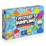 2026 Knödel-Adventskalender, Knödel-Squishies Blind Box mit 24 Überraschungs-Soft-Squeezies Die weichen, federnden Accessoires sind in Form von Teigtaschen gestaltet