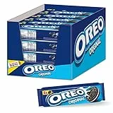 OREO Original – Knusprige Kakaokekse mit leckerer Crèmefüllung mit Vanillegeschmack – 20 x 66g