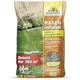 Neudorff RasenDünger Moos- und UnkrautStopp 18 kg für 360 m² mit Eisen und Kalium sorgt für einen dichten, grünen Rasen ohne Moos und Unkraut - schonend für Haustiere