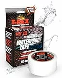 T-REX – Waterproof Transparentes Klebeband 50mm x 1,5m – Selbstklebendes Reparaturband für Pools, Outdoor, Risse & Lecke – Pool flicken Unterwasser – UV- & hitzeresistent – Flexibel & extrem stark