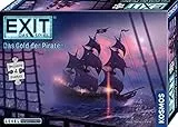 KOSMOS 683108 EXIT® - Das Spiel + Puzzle - Das Gold der Piraten, Level: Fortgeschrittene, Escape Room Spiel mit Puzzle, EXIT Game für 1-4 Personen ab 12 Jahre, einmaliges Gesellschaftsspiel