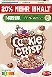 Nestlé Cookie Crisp (+20%), Cerealien mit Vollkorn in Keksform als Kinderfrühstück, 1er Pack (1x450g)