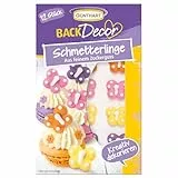 Günthart BackDecor 12 Stück Pastell Zucker Schmetterlinge, Butterfly als Frühling Tortendekoration, 1er Pack (1 x 10 g)