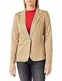 ICHI IHKATE Damen Blazer Kurzblazer Jacke mit Stretch und Reverskragen, Größe:M, Farbe:Cathay Spice (180950)