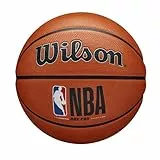 Wilson Basketball NBA DRV PRO, Outdoor, Tackskin Gummi, Größe: 6, Braun