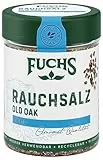 Fuchs Gewürze - Rauchsalz 'Old Oak' - über Eichenholz geräuchert, rauchiger Geschmack für Grillfleisch oder Fisch - natürliche Zutaten - 100 g in wiederverwendbarer, recyclebarer Dose