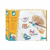 Janod - Bastelset für 6 Haarspangen - Glitzernde Tiere - Les Ateliers Bijoux - Kreatives Hobby Kinder - Feinmotorik und Kreativität - Ab 6 Jahre - J07997